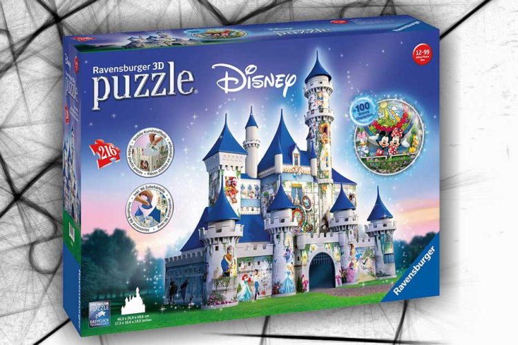 castello disney puzzle 3d