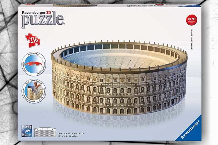 colosseo puzzle 3d