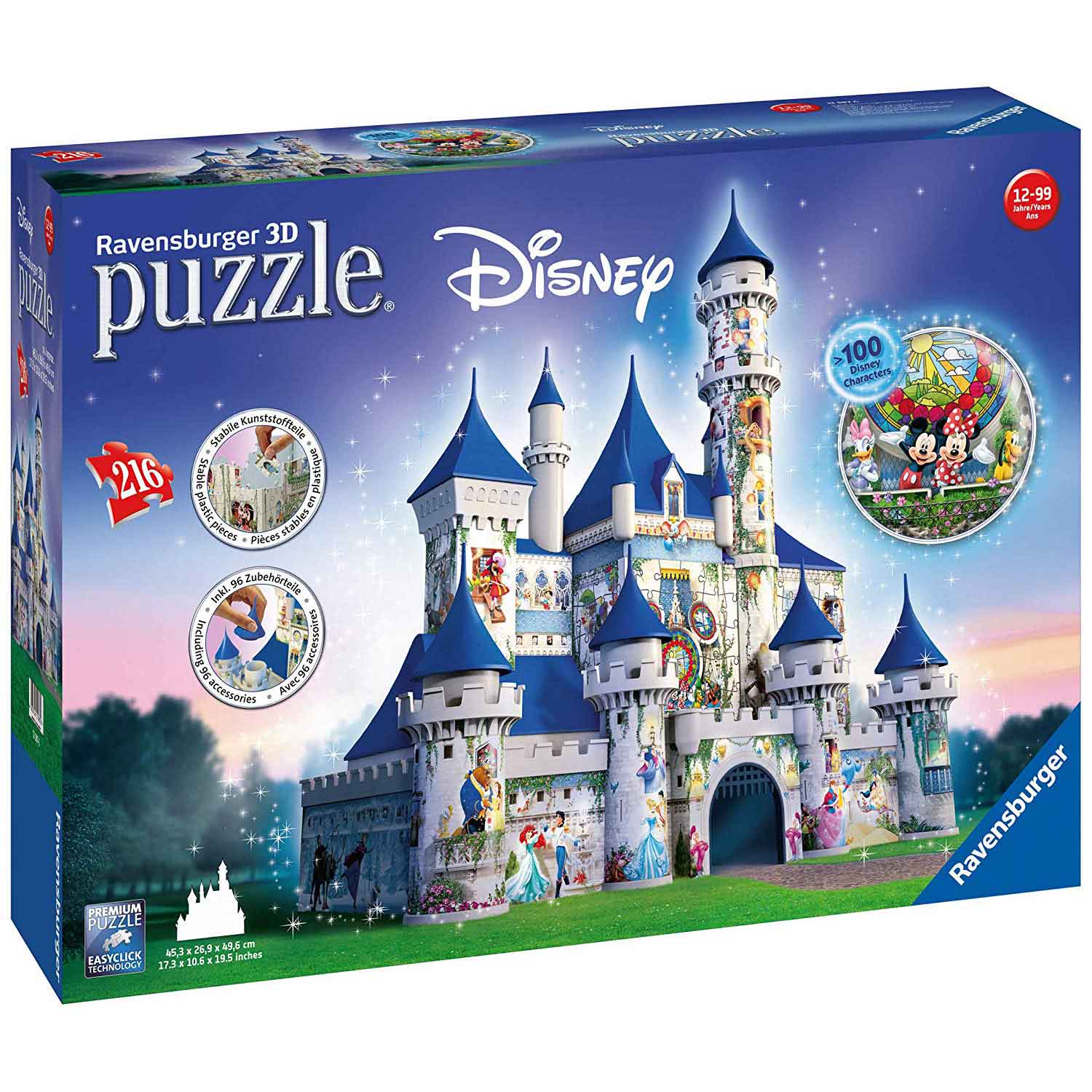 migliore puzzle 3d castello disney