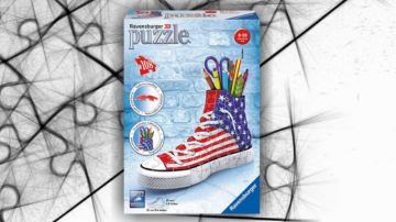 scarpa portapenne puzzle 3d
