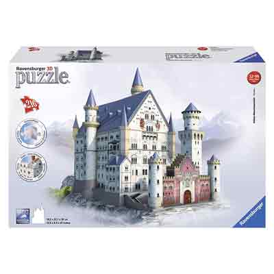 castello baviera puzzle 3d