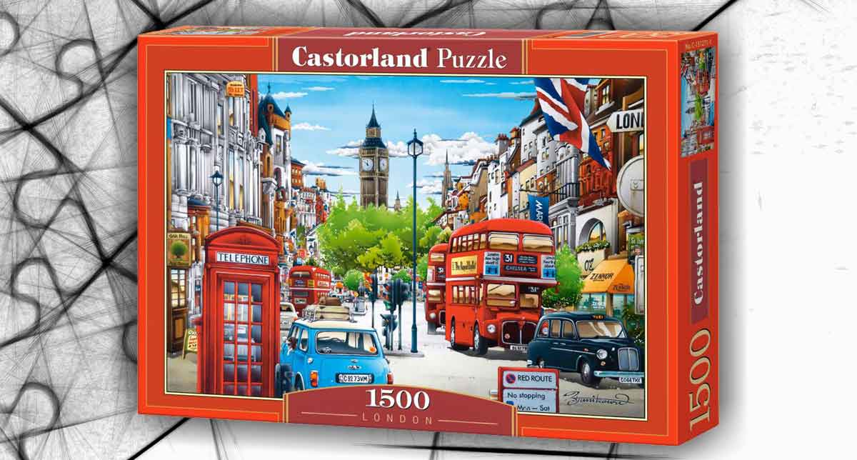 1000 pezzi 1938 A-Z Mappa storica di Londra Puzzle 